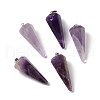 Natural Amethyst Pendants G-G848-01P-02-1