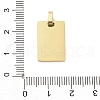 304 Stainless Steel Stamping Blank Tag Pendants STAS-Z126-03G-01-3