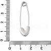 Brass Micro Pave Cubic Zirconia Safety Pins KK-H206-04P-3