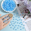 SOFPLATE 1500Pcs Transparent Acrylic Beads OACR-SP0001-25A-3