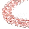 Cherry Quartz Glass Beads Strands G-C179-A6mm-16-4