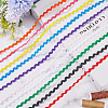 Gorgecraft 50M 10 Colors Wave Bending Fringe Trim OCOR-GF0003-48A-4