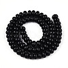 Opaque Spray Painted Glass Beads GLAA-ZX008-8mm-18F-2