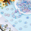 DICOSMETIC 150Pcs Acrylic Bead Caps OACR-DC0001-31B-5