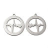 Non-Tarnish 201 Stainless Steel Pendants STAS-Q216-05P-1