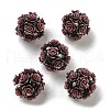 Acrylic Handmade Polymer Clay Rhinestone Beads FIND-Z036-01F-1
