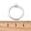 S925 Sterling Silver Adjustable Letter Rings for Women RJEW-M068-01P-R-3