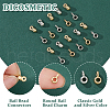 DICOSMETIC400Pcs 2 Colors CCB Plastic Tube Bails CCB-DC0001-10-5