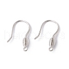 Rack Plating Brass Earring Hooks KK-G433-16P-1