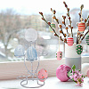 7-Slot Iron Easter Egg Display Stands ODIS-WH0058-21B-P-6