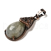 Natural Labradorite Pendants G-H065-01R-05-2