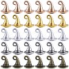 SUNNYCLUE 60Pcs 5 Colors Tibetan Style Alloy Charms TIBEP-SC0002-99-1