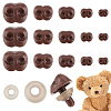 AHADERMAKER 50Pcs Plastic Safety Noses DIY-GA0006-61-1