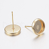 304 Stainless Steel Stud Earring Settings X-STAS-H436-20B-01-2