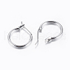 Brass Hoop Earrings X-KK-E720-01P-2