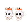 Halloween Theme Alloy Enamel Pendants ENAM-T020-07B-2