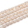 Natural Cultured Freshwater Pearl Beads Strands PEAR-J005-60-1