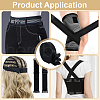 Polycotton Non Slip Knitted Cord SRIB-WH0011-254-6