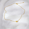 Stainless Steel Heart Pendant Necklaces for Women Daily Wear Stylish Jewelry XB4381-2-1