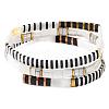 3Pcs 3 Colors Bohemian Style Glass Seed Beads Stretch Bracelets for Women IB8378-5