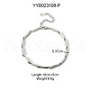 Stylish Stainless Steel Handmade Link Chain Bracelets for Unisex TO1723-3-1