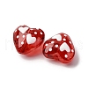 Glass Enamel Beads GLAA-Q125-01A-4