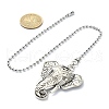 Elephant Tibetan Style Alloy Ceiling Fan Pull Chain Extenders FIND-JF00113-3