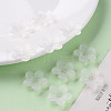 Frosted Acrylic Bead Caps MACR-S371-08A-701-6