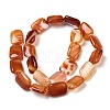 Natural Striped Agate/Banded Agate Beads Strands G-B137-B01-01G-3