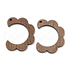 Walnut Wooden Pendants FIND-B042-21A-1