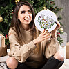 Globleland DIY Flower Embroidery Kits DIY-GL0004-115-7