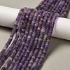 Natural Amethyst Beads Strands G-P575-B38-4x2mm-1