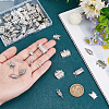   304 Stainless Steel Box Clasps FIND-PH0020-90-3