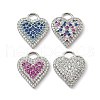 Brass Micro Pave Cubic Zirconia Pendants KK-I276-29P-1