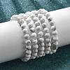 Natural Howlite Beaded Stretch Bracelets BJEW-Q692-42-8mm-3