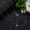 Beebeecraft DIY Ball Chain Necklace Bracelet Making Kit DIY-BBC0001-70-4