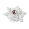 Christmas Seed Beads Beaded Charms PALLOY-MZ00297-04-3