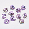 Faceted K9 Glass Rhinestone Charms RGLA-F053-B-001VL-1
