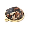 Resin Shell Pendants RESI-D054-02LG-03-4