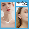 SOFPLATE 300Pcs ABS Plastic Imitation Pearl Charms KY-SP0001-10-5