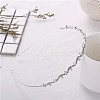 Iron with Rhinestone Hair Bands PW-WG32994-01-1