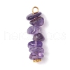 13Pcs Natural Mixed Gemstone Pendants X1-PALLOY-JF02145-01-2