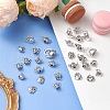 30Pcs 6 Styles Tibetan Style Alloy Charms TIBEP-YW0001-77-4