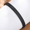 316 Surgical Stainless Steel Cuff Bangles for Men BJEW-P319-05B-B-1