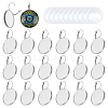 Unicraftale DIY Blank Dome Earring Making Kit DIY-UN0052-10-1