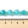 Natural Quartz Dyed Beads Strands G-U023-A02-17-5