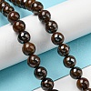 Natural Yellow Tiger Iron Beads Strands G-C079-A03-02-2