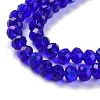 Electroplate Glass Beads Strands EGLA-A034-T2mm-L16-3