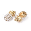 Golden Plated Alloy Resin Fruit Pendants ENAM-R149-10C-G-2