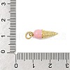 304 Stainless Steel Enamel Pendants STAS-U044-02B-G-3